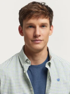 Alvaro Moreno Franela|CAMISA FLANNEL CHECKS Verde