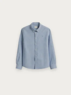 Alvaro Moreno Camisas|CAMISA FLANNEL TWILL KIDS Azul