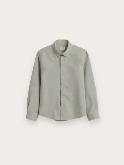 Alvaro Moreno Camisas|CAMISA FLANNEL TWILL KIDS Verde