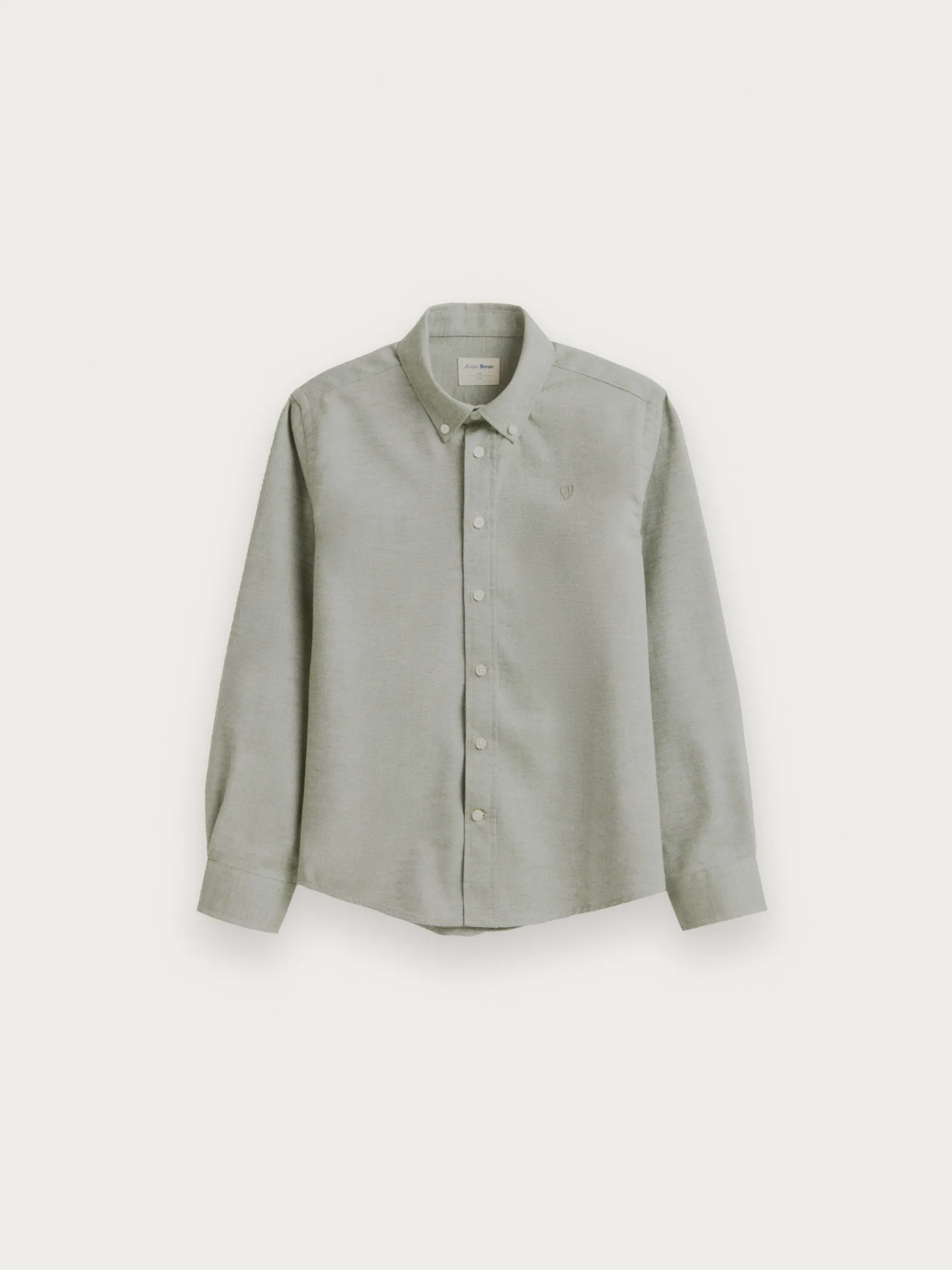 Alvaro Moreno Camisas|CAMISA FLANNEL TWILL KIDS Verde