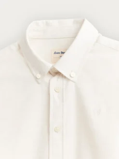 Alvaro Moreno Camisas|CAMISA FLANNEL TWILL KIDS Crudo