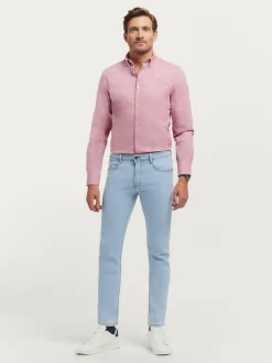 Alvaro Moreno Franela|CAMISA FLANNEL TWILL Rosa