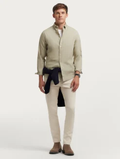 Alvaro Moreno Franela|CAMISA FLANNEL TWILL Verde