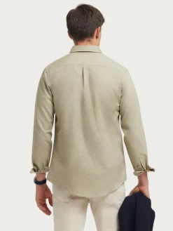 Alvaro Moreno Franela|CAMISA FLANNEL TWILL Verde