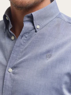 Alvaro Moreno Casual|CAMISA MICROESPIGA Azul Marino