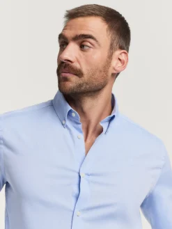Alvaro Moreno Casual|CAMISA MICROESPIGA Celeste