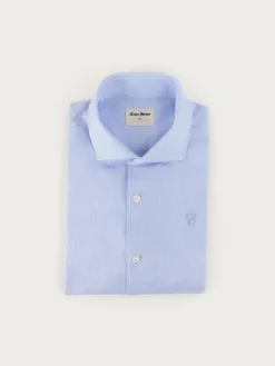 Alvaro Moreno Trajes - Vestir|Camisas|CAMISA MICROESTRUCTURA KIDS Celeste