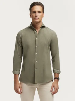 Alvaro Moreno Casual|CAMISA MICROPANA JACK VERDE