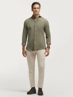 Alvaro Moreno Casual|CAMISA MICROPANA JACK VERDE