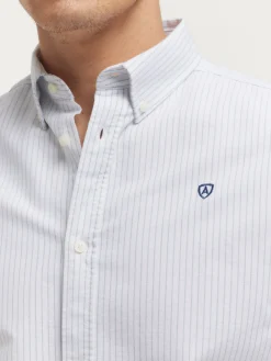 Alvaro Moreno Oxford|CAMISA OXFORD ASTON Azul