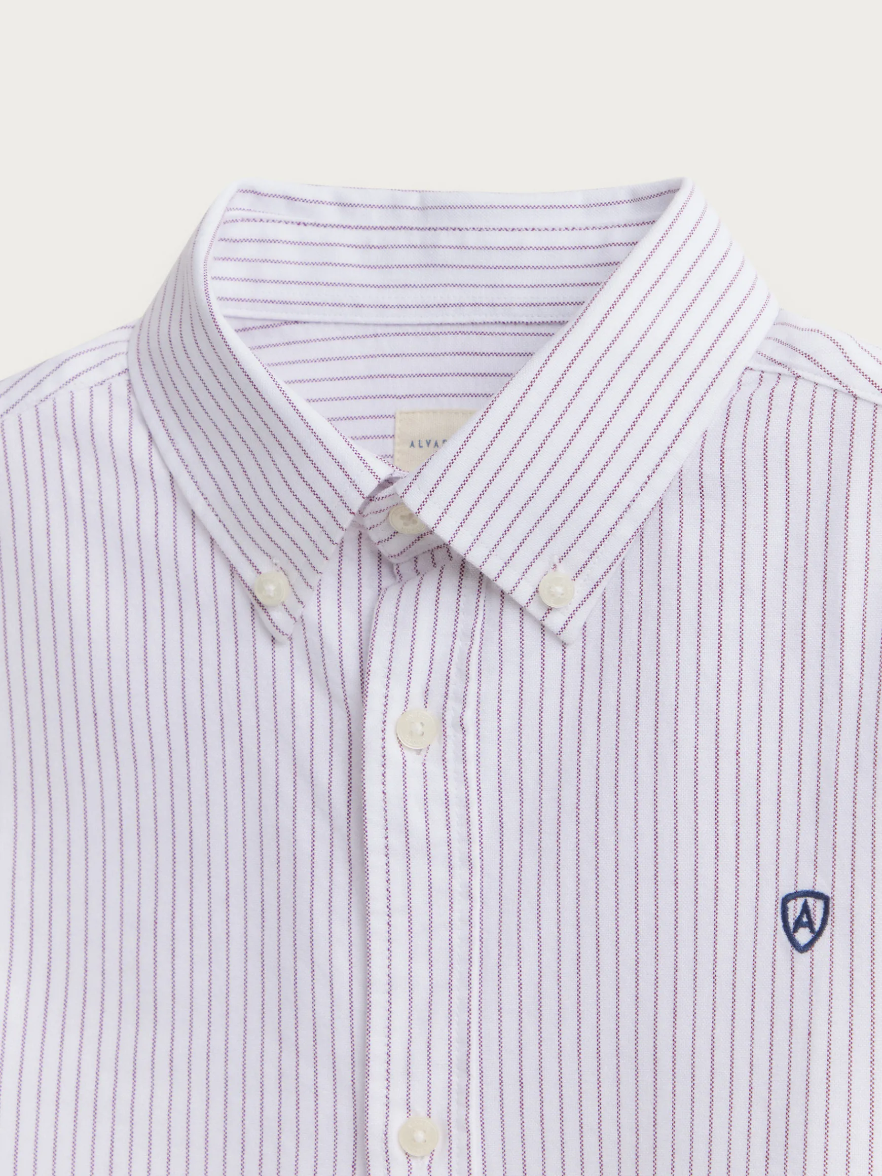Alvaro Moreno Oxford|CAMISA OXFORD ASTON Burdeos