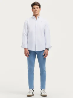 Alvaro Moreno Oxford|CAMISA OXFORD ASTON Celeste