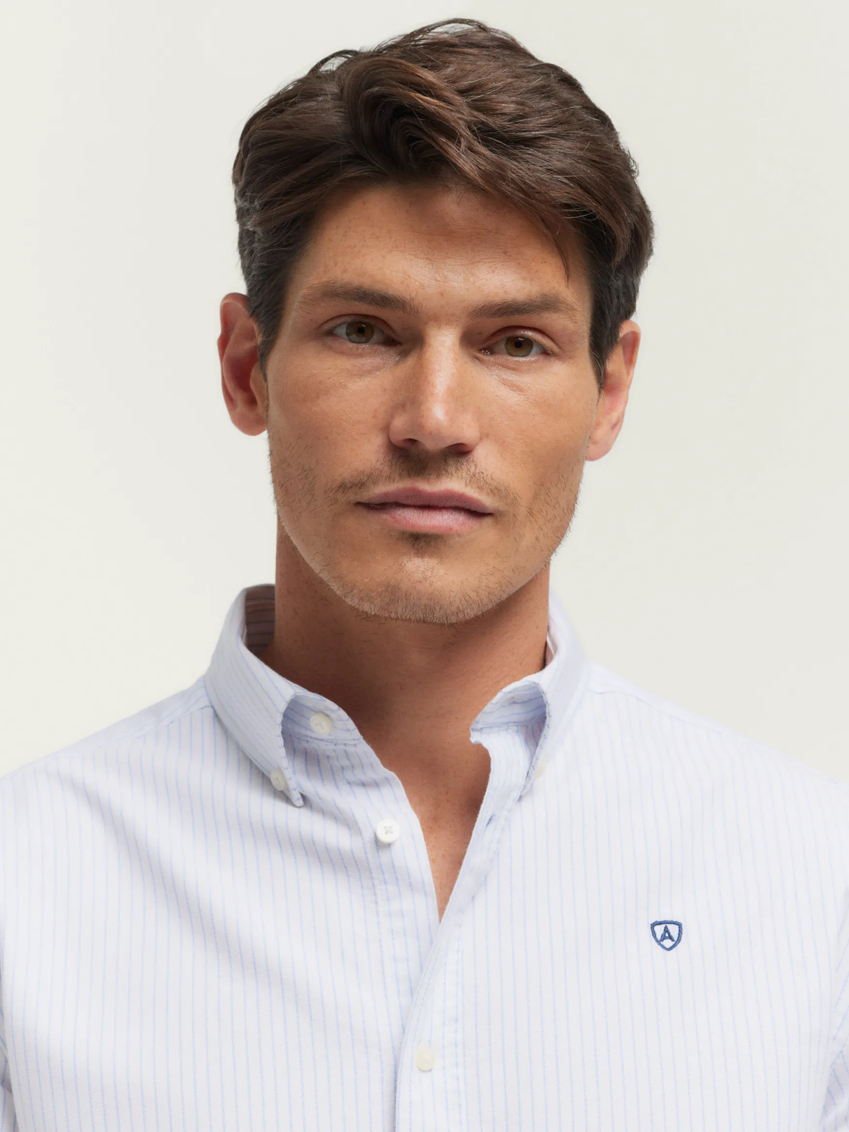 Alvaro Moreno Oxford|CAMISA OXFORD ASTON Celeste