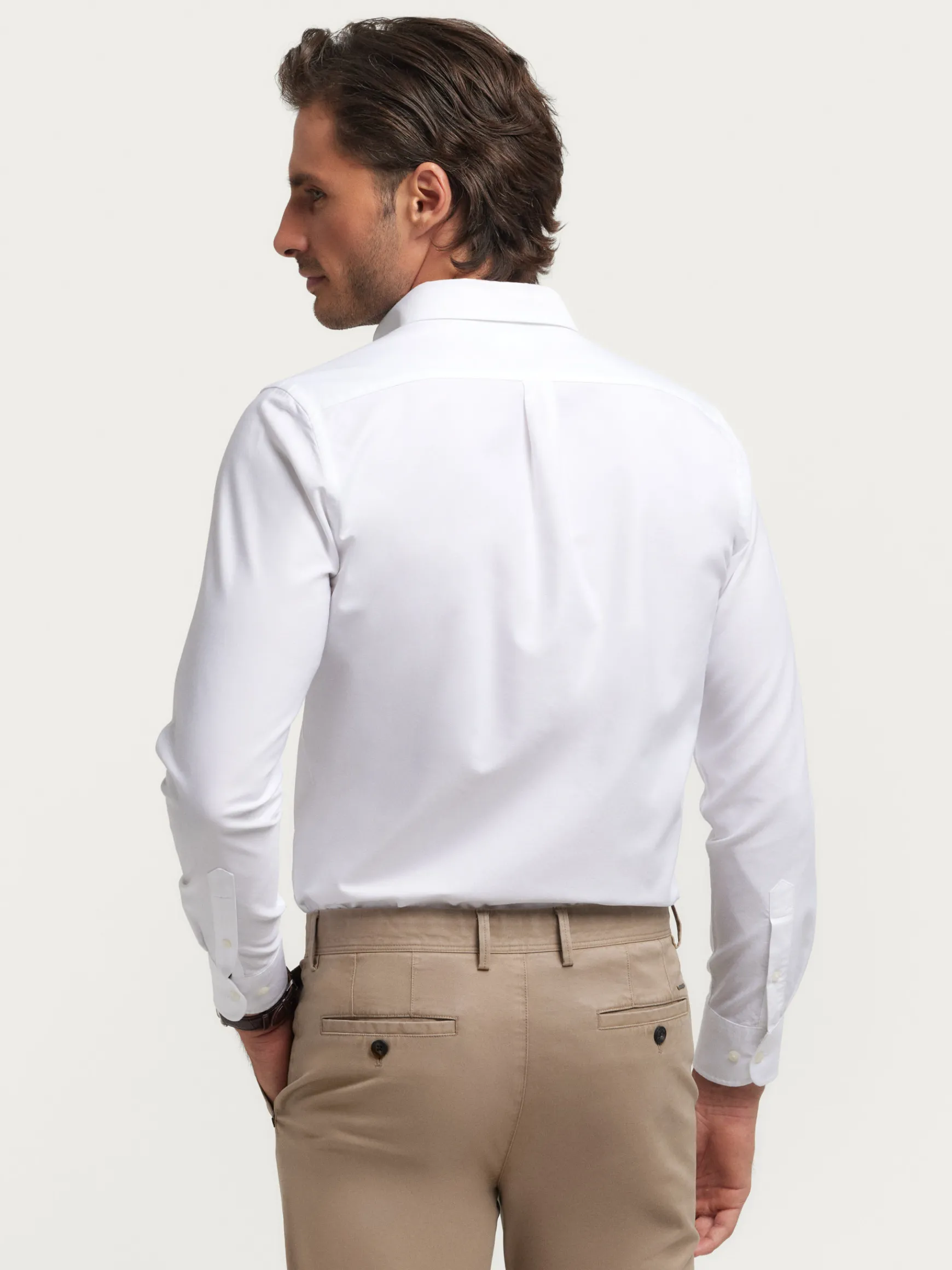 Alvaro Moreno Oxford|CAMISA OXFORD BASIC Blanco
