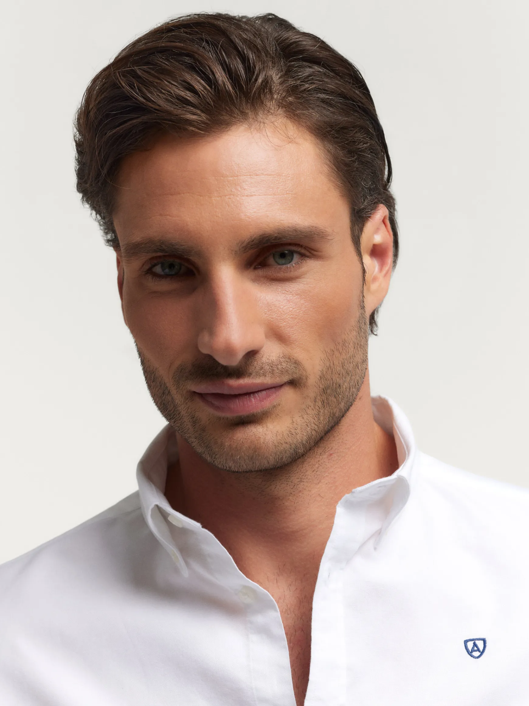 Alvaro Moreno Oxford|CAMISA OXFORD BASIC Blanco