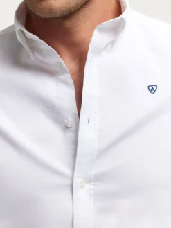 Alvaro Moreno Oxford|CAMISA OXFORD BASIC Blanco
