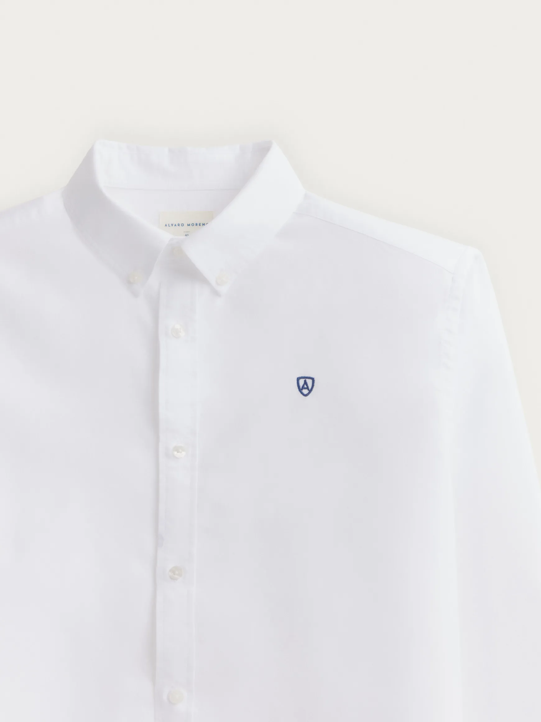 Alvaro Moreno Oxford|CAMISA OXFORD BASIC Blanco