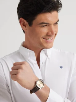Alvaro Moreno Oxford|CAMISA OXFORD BASIC Blanco