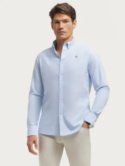 Alvaro Moreno Oxford|CAMISA OXFORD BASIC Celeste
