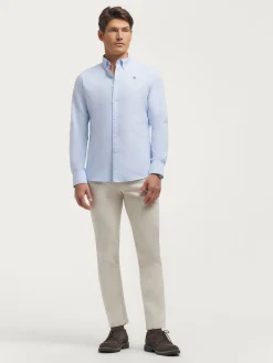 Alvaro Moreno Oxford|CAMISA OXFORD BASIC Celeste