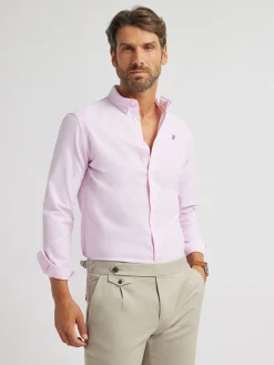 Alvaro Moreno Oxford|CAMISA OXFORD BASIC Rosa