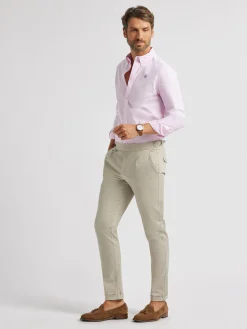 Alvaro Moreno Oxford|CAMISA OXFORD BASIC Rosa