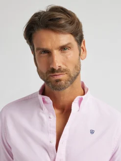 Alvaro Moreno Oxford|CAMISA OXFORD BASIC Rosa