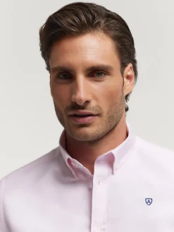 Alvaro Moreno Oxford|CAMISA OXFORD BASIC Rosa