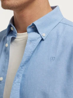 Alvaro Moreno Oxford|CAMISA OXFORD CHAMBRAY Celeste
