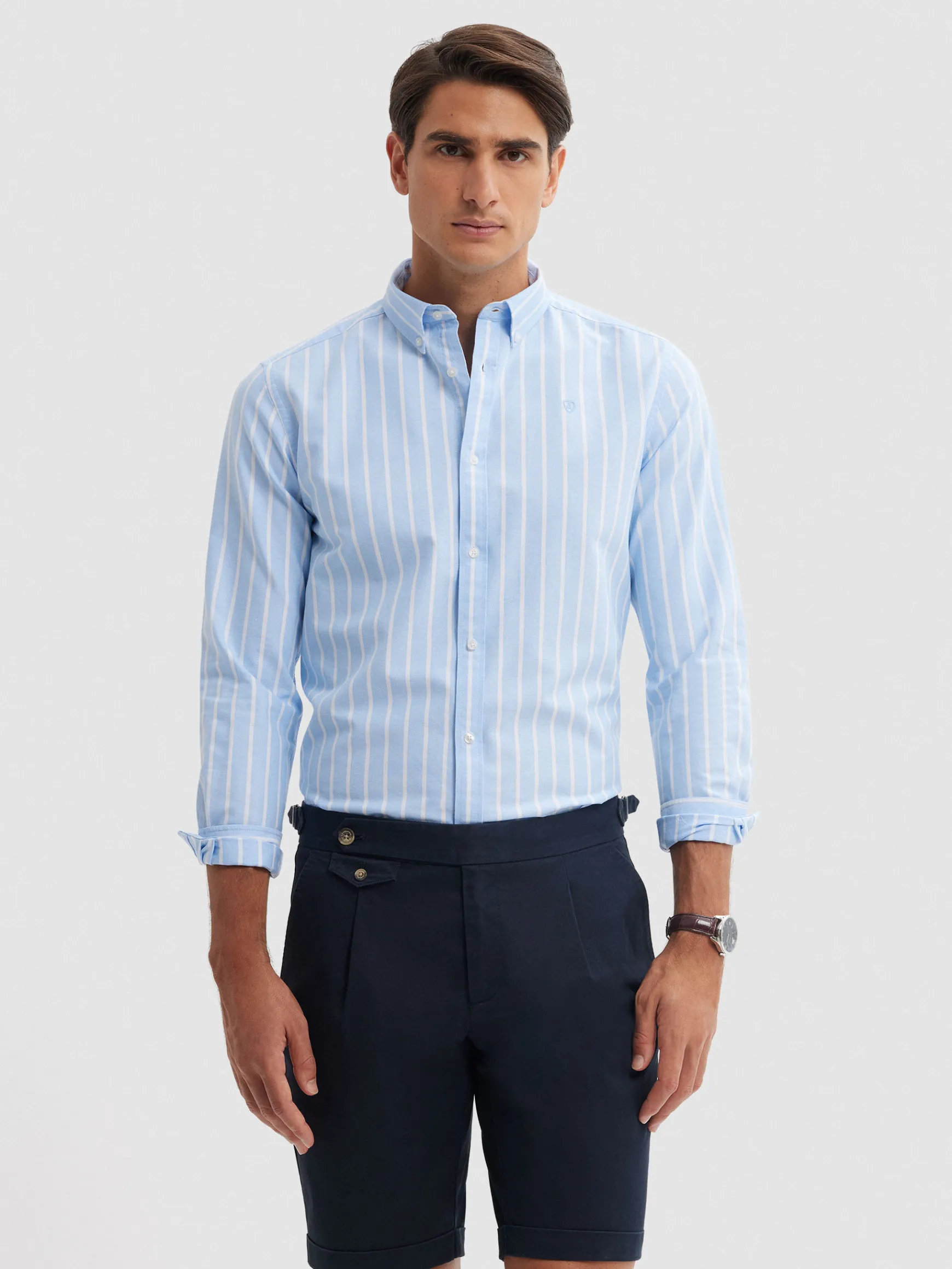 Alvaro Moreno Oxford|CAMISA OXFORD CLASSIC Azul