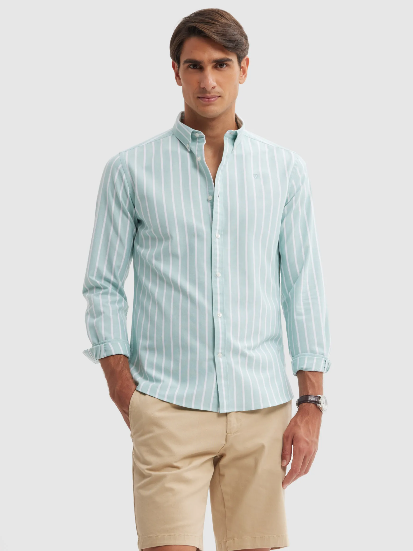 Alvaro Moreno Oxford|CAMISA OXFORD CLASSIC Verde