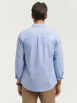 Alvaro Moreno Oxford|CAMISA OXFORD CLUB Azul