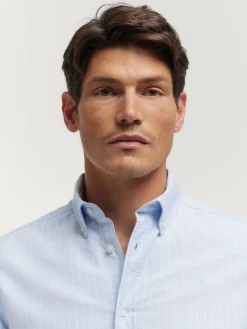 Alvaro Moreno Oxford|CAMISA OXFORD CLUB Celeste