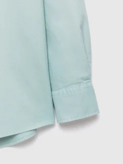 Alvaro Moreno Oxford|CAMISA OXFORD POCKET DYE Verde Agua