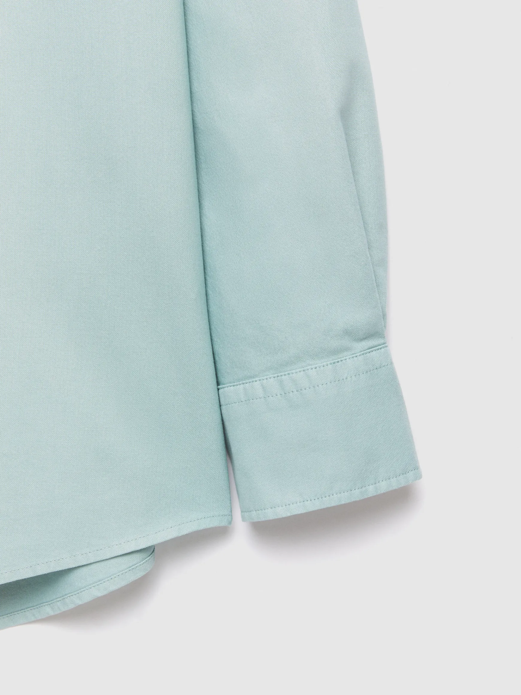 Alvaro Moreno Oxford|CAMISA OXFORD POCKET DYE Verde Agua