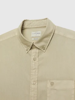 Alvaro Moreno Oxford|CAMISA OXFORD POCKET DYE Verde