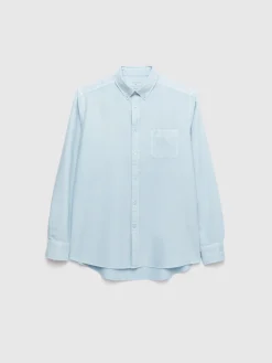 Alvaro Moreno Oxford|CAMISA OXFORD POCKET DYE Celeste