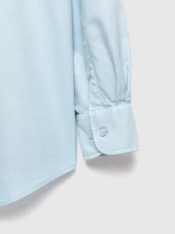 Alvaro Moreno Oxford|CAMISA OXFORD POCKET DYE Celeste