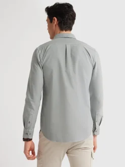 Alvaro Moreno Oxford|CAMISA OXFORD POCKET DYE Gris