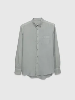 Alvaro Moreno Oxford|CAMISA OXFORD POCKET DYE Gris