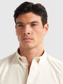 Alvaro Moreno Oxford|CAMISA OXFORD POCKET DYE Crudo