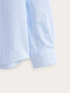 Alvaro Moreno Camisas|CAMISA OXFORD RAYAS KIDS Celeste