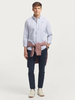 Alvaro Moreno Oxford|CAMISA OXFORD REGENT Azul