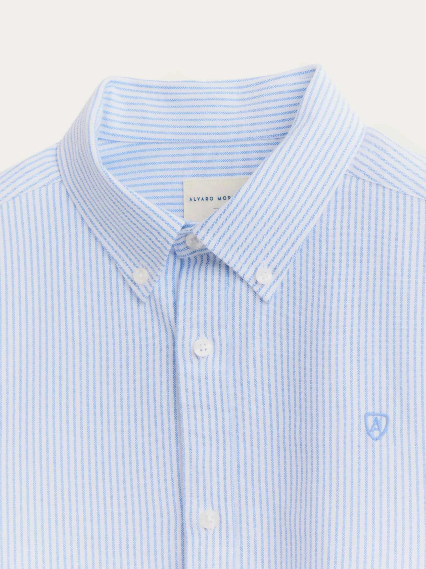 Alvaro Moreno Oxford|CAMISA OXFORD REGENT Celeste