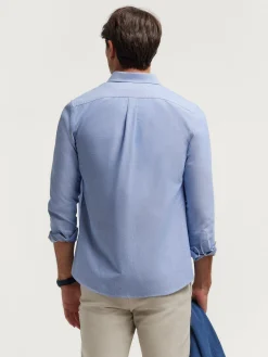 Alvaro Moreno Oxford|CAMISA OXFORD SOLID Azul