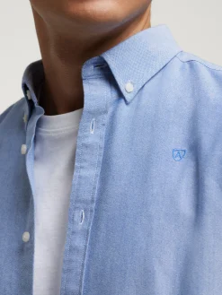 Alvaro Moreno Oxford|CAMISA OXFORD SOLID Azul