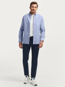 Alvaro Moreno Oxford|CAMISA OXFORD SOLID Azul