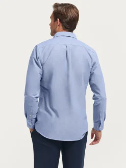 Alvaro Moreno Oxford|CAMISA OXFORD SOLID Azul