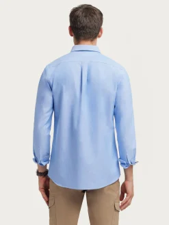 Alvaro Moreno Oxford|CAMISA OXFORD SOLID Azul