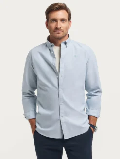 Alvaro Moreno Oxford|CAMISA OXFORD SOLID Azul